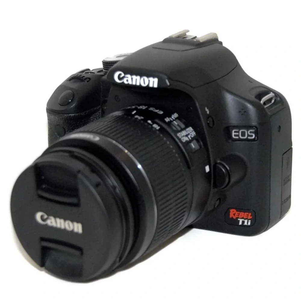 Canon EOS Rebel T1i Black Digital Camera Sleek Design